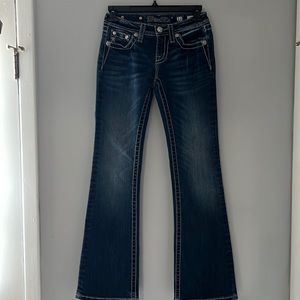 girls size 12 kids miss me boot cut jeans